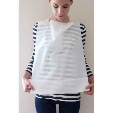 Imagem de Babadores descartáveis para adultos TIDI com coletor de migalhas, paco