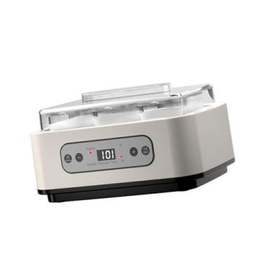 Imagem de MotiveTech Iogurteira Elétrica Multifuncional Profissional de 1200ml com 6 Recipientes de Vidro para Restaurantes e Festas