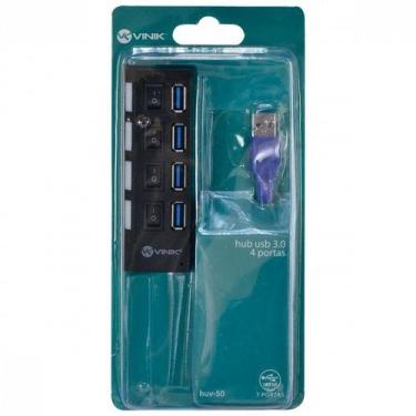 Imagem de Hub USB 3.0 4 Portas com Interruptor HUV-50 Vinik 32282