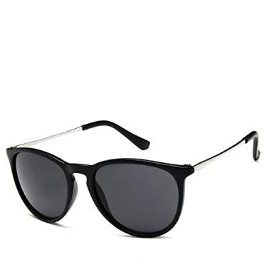 Imagem de Designer redondo olho de gato óculos de sol masculino retro tons óculos de sol masculino espelho claro vintage moda condução, 2, china