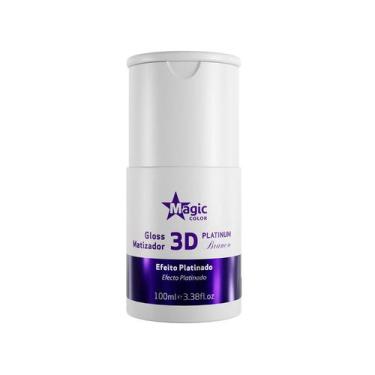Imagem de Magic Color Gloss Matizador 3D Platinum Branco Efeito Platinado 100 Ml