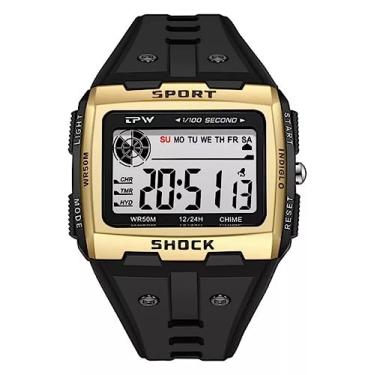 Imagem de Relógio de Pulso Masculino TPW Quadrado Impermeável À Prova D'Água Esportivo Ao Ar Livre K9004 (C1)