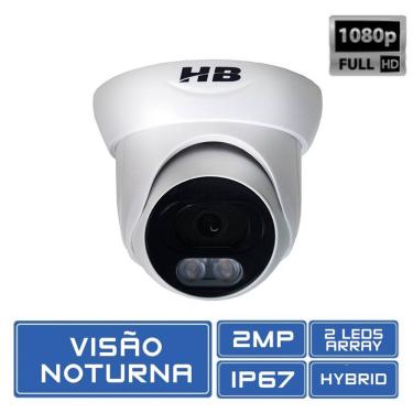 Imagem de Câmera Star Collor Dome Hbtech Full Hd 1080p 3.6mm Colorida A Noite