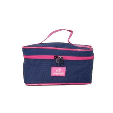 Imagem de bolsinha frasqueira necessarie organizador maquiagem viagem