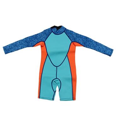 Imagem de Traje De Mergulho Infantil, Maiô De Uma Peça De 2,5 Mm Para Crianças, Ideal Para Aventuras De Surf, Mergulho Com Snorkel E Caiaque(10yard)