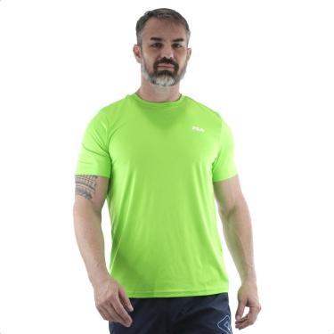 Imagem de Camiseta Fila Basic Sports Polygin Verde - Masculina-Masculino
