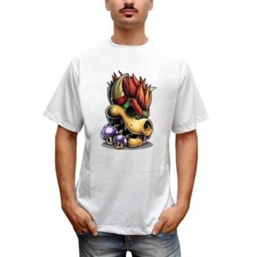 Imagem de Camiseta Masculina Rei Koopa Bowser Super Mario-Masculino