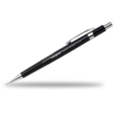 Imagem de Lapiseira 0,5MM Técnica Metálica Preta CX com 12 - Maxprint