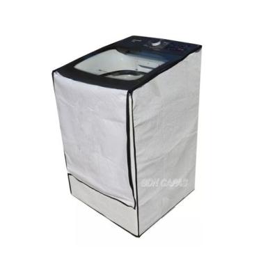 Imagem de Capa para maquinas de lavar electrolux 9kg e 10kg com zíper - CORTINAS