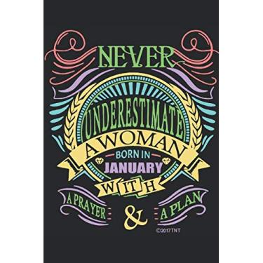 Imagem de Never Underestimate a Woman Born in January 2019 Daily Planner