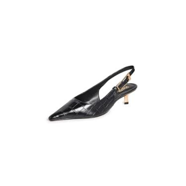 Imagem de SCHUTZ Sapato feminino Lana Croco Slingback, Preto, 34