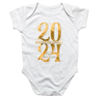 Imagem de Body intantil Ano Novo Motivos para sorrir - Alearts, M