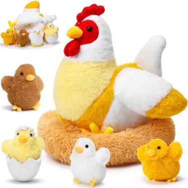 Imagem de Brinquedo de Pelúcia Skylety Chicken - Galinha Poedeira
