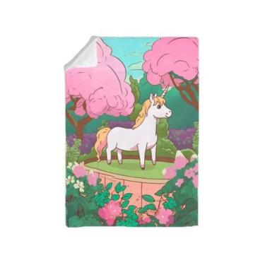 Imagem de Manta Cobertor De Bebê Estampada 1,80 x 1m Menina e Menino Cobertinha 