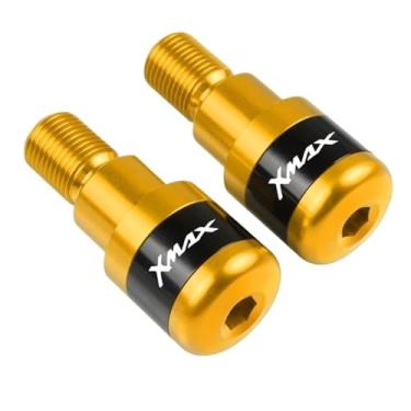 Imagem de Extremidades das manoplas do guidão da motocicleta, tampas das extremidades do controle deslizante de peso, acessórios para XMAX 400 250 125 YP 400 MAJESTY