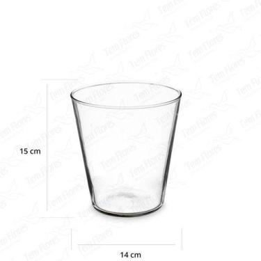 Imagem de Vaso de Vidro para Decoração Hungria 15x14 - Pense Flores