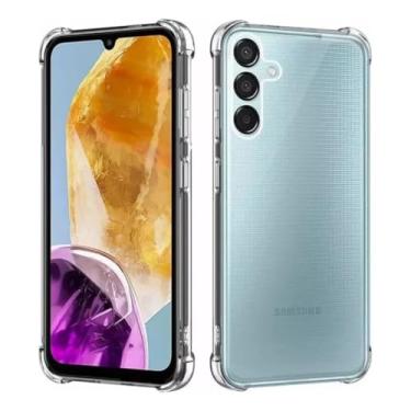 Imagem de [GL CASES] Capa Samsung Galaxy M14 Slim Clear Anti Impacto Reforçada Silicone Transparente Case Flexível Capinha Samsung Galaxy M14 Anti Choque Encaixe Preciso Com Proteção Para Câmera e Tela