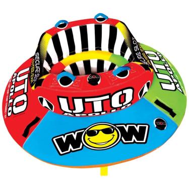 Imagem de Boia Rebocável Inflável Para 2 Pessoas, Resistente, WOW SPORTS, Vermelho