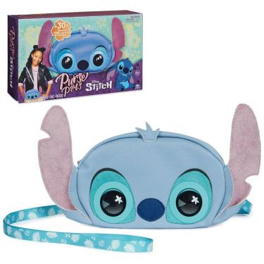 Imagem de Bolsa Infantil Stitch Interativa com Mais de 30 Sons e Reações, Purse Pets, Azul