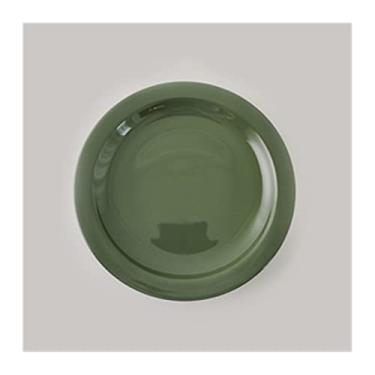 Imagem de Lata de lixo Prato de café da manhã, verde escuro, cinza, verde, comida ocidental, bife chinês, prato de sobremesa, casa, restaurante, cozinha(B,Médio)