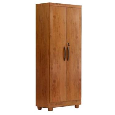 Imagem de Armário Multiuso 2 portas com chave TORONTO CINAMOMO - UAI MOVEIS