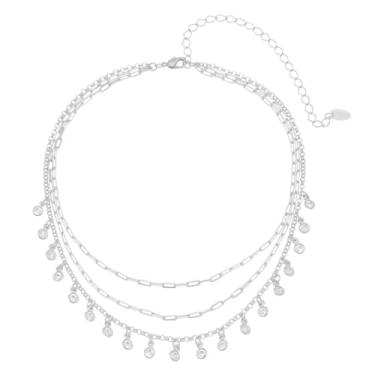 Imagem de CHOKER PIUKA 3 VOLTAS MALU ZIRCÔNIAS FOLHEADOS EM RÓDIO BRANCO