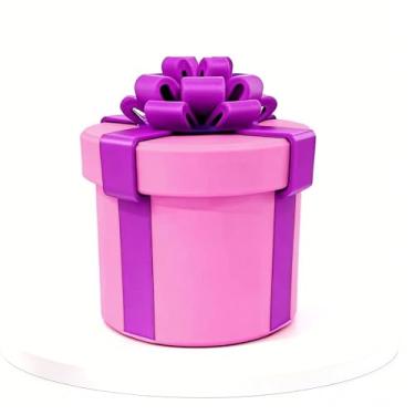 Imagem de MCNULGUR Caixa de presente de parafuso aninhada irritante – Presente engraçado de brincadeira para Natal, escritório – Eleve o presente com sofisticação e surpresa (rosa)