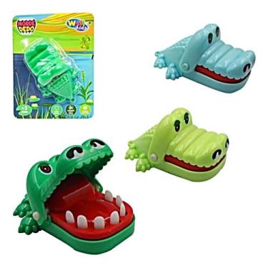 Imagem de Brinquedo Morde Dedo Mini Jacaré/Crocodilo Cores Sortidas - Well Kids