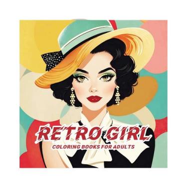 Imagem de Livro De Colorir Retrô Para Adultos E Adolescentes, 24 Páginas, Alívio