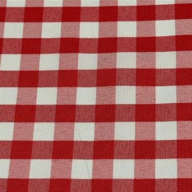 Imagem de Tecido Oxford Xadrez Mini Vermelho 1,40m para Decoração e Toalhas de M