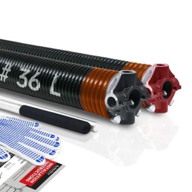 Imagem de Conjunto de molas de torção para porta de garagem KaiMindogz 0,273x2x3