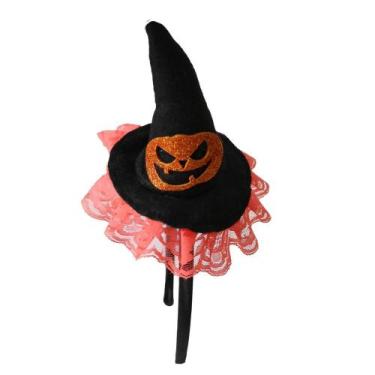 Imagem de Tiara Chapéu De Bruxa Acessório Fantasia Halloween - Fantasias Carol F