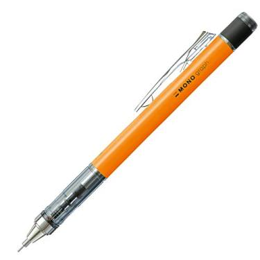 Imagem de Tombow Lapiseira, monografia 0,5 mm, laranja neon (DPA-134D)