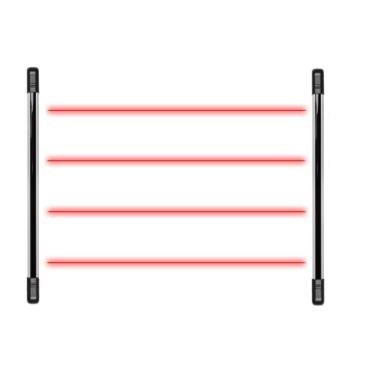 Imagem de Sensor Barreira Tipo Cerca 4 Feixes 100m IVA 7100 QUAD Intelbras