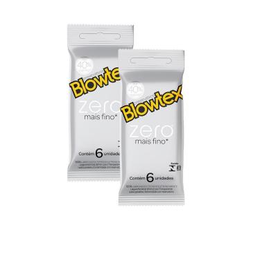 Imagem de Kit com 12 Preservativo Blowtex Zero  c/ 6 Un Cada
