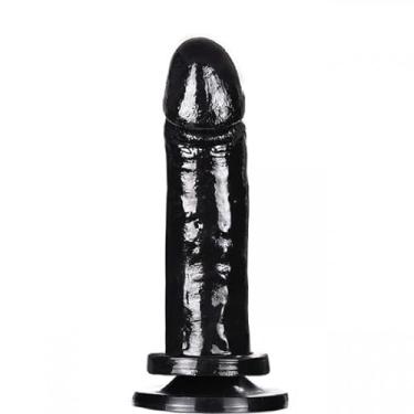 Imagem de PÊNIS COM VENTOSA 15,5X3,7CM COR BEGE (PRETO)