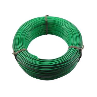 Imagem de 100m Cabo Flex. Automotivo 1.50mm Verde e Preto  - Cód.6643 - ASLLAN E