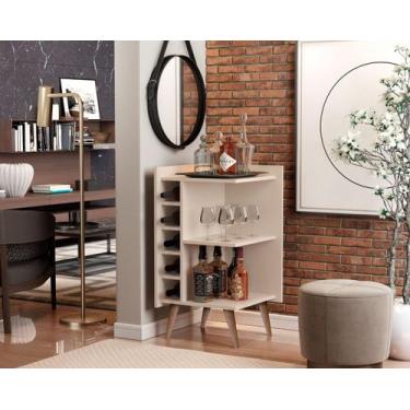 Imagem de Adega De Canto Malbec cor Off White - Comprar Moveis para sua Casa - C