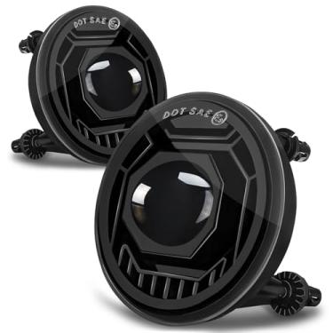 Imagem de KARSAM Conjunto de faróis de neblina LED 60W para Chevy Avalanche/Suburban/GMC Acadia/Ford Escape/07-14 GMC Yukon/Tahoe/Mustang/08-10 Pontiac/Explorer/10-13 Camaro/15-19 Colorado/Silverado/Canyon