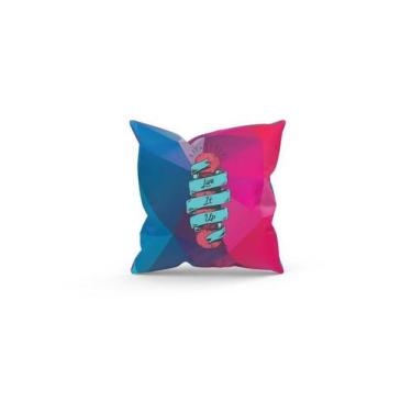 Imagem de Almofada Decorativa 25x25 Personalizada Skate Live It Up - Deluzz