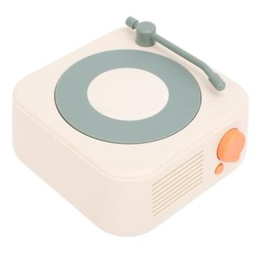 Imagem de Alto-falante retrô Portátil, Toca-discos Multifuncional Portátil Estilo Som Claro Alto-falante retrô Vintage Tipo C Carregamento de Alto Volume para Quarto (Generica1fphwkegg-13)