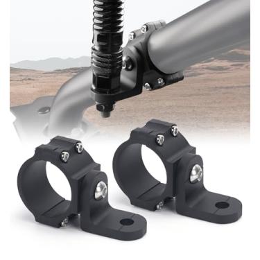 Imagem de Xprite 2 peças de montagem de luz de chicote UTV, suportes de montagem de barra de luz de alumínio resistente para antena de bandeira, luz de LED off-road, suporte de chicote ajustável de 360° serve