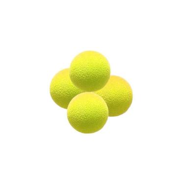 Imagem de 04 Bolas De Espuma Neon Luz Negra- 2 Inch Cor Amarelo