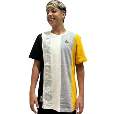 Imagem de Camiseta Masculina Onbongo Four Laque Amarela ON266 Amarelo-Masculino