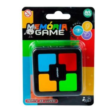 Imagem de Jogo da Memória Eletrônico com Luzes e Som, 4 Cores, 5 Níveis