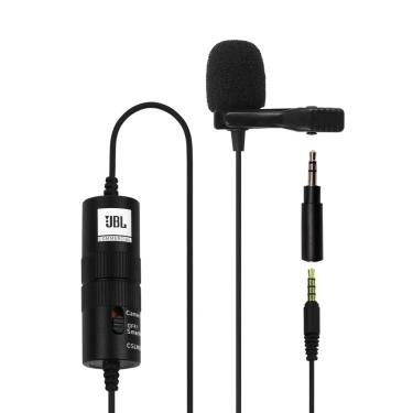 Imagem de Microfone Lapela Jbl Cslm20b A Bateria Omnidirecional Preto