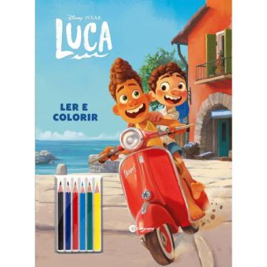 Imagem de Livro - Pop gigante ler e colorir com lápis - Luca