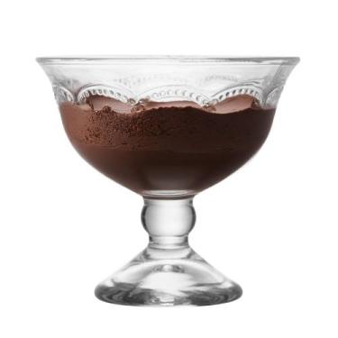 Imagem de Taça de Sobremesa de Vidro Transparente Belle Epoque Sorvete 180ml Lyo