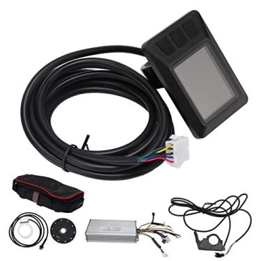 Imagem de 1500W bicicleta elétrica conversão kit 35A controlador de onda senoidal com LCD7C Display bicicleta lítio bateria modificação kit para DIY bicicleta elétrica scooter elétrico