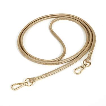 Imagem de Xiazw Alça de corrente de substituição transversal de couro PU macio fino para bolsa pequena, bolsa, carteira, bolsa de mão, capa de telefone, "Light" - Ouro